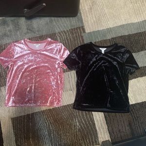 Two Velvet Tshirts